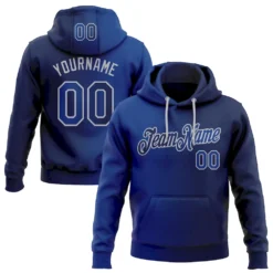 Custom Stitched Navy Royal-Gray Gradient Fashion Sports Pullover Sweatshirt Hoodie SS2026885